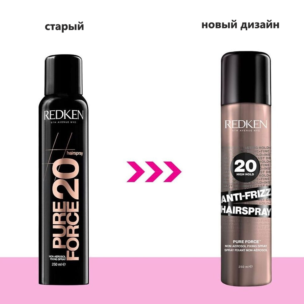 Неаэрозольный спрей для фиксации укладки - Redken Anti Frizz Spray 20 (Pure Force) 