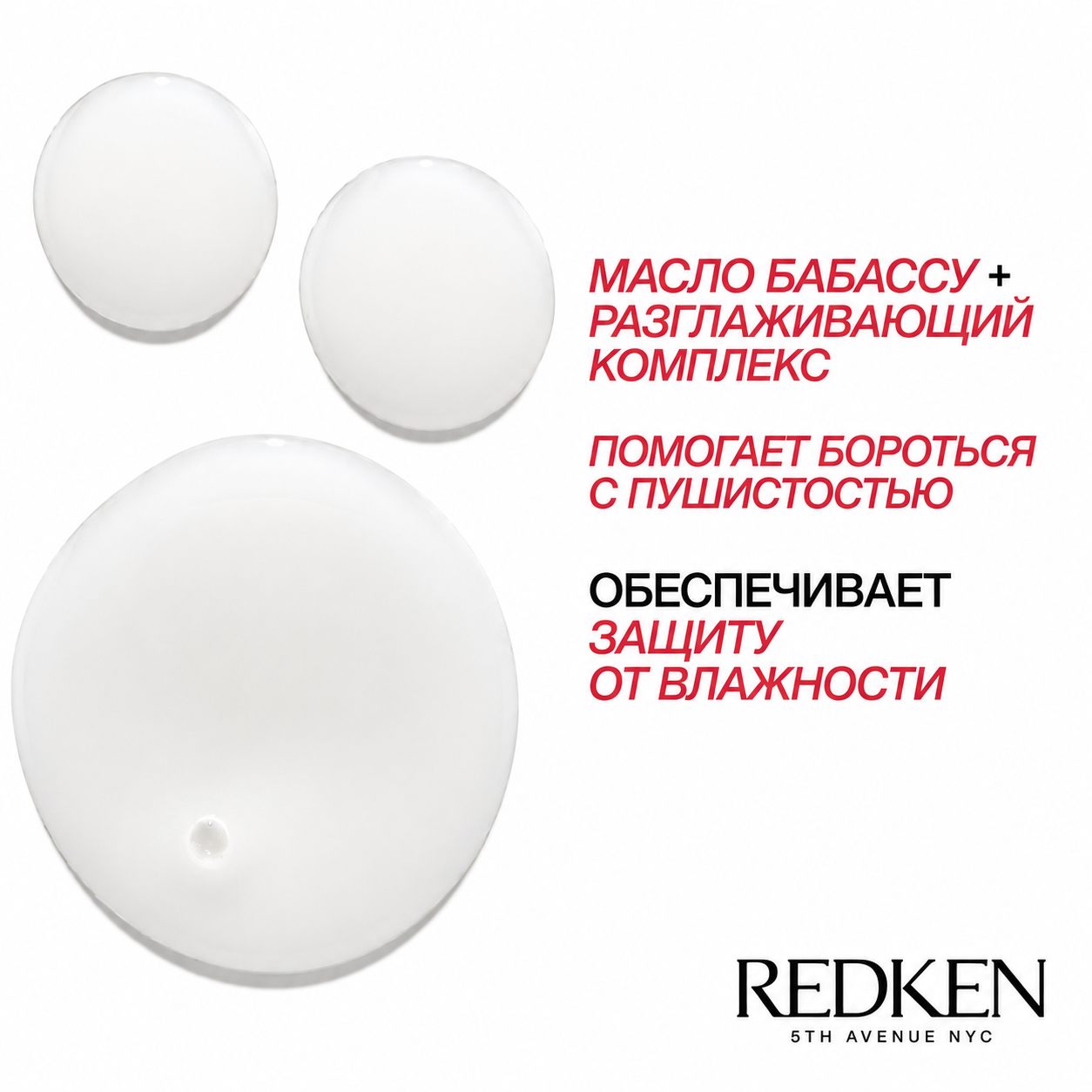 Шампунь для гладкости и дисциплины волос - Redken Frizz Dismiss Shampoo