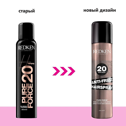 Неаэрозольный спрей для фиксации укладки - Redken Anti Frizz Spray 20 (Pure Force) 