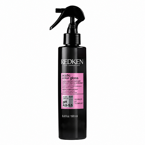 Термозащитный спрей для защиты цвета и сияния окрашенных волос - Redken Acidic Color Gloss Heat Protection Treatment