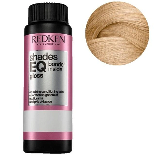 Краска-блеск без аммиака для тонирования и ухода - Redken Shades Eq Gloss Bonder Inside 09NW - Очень светлый блондин натуральный теплый 
