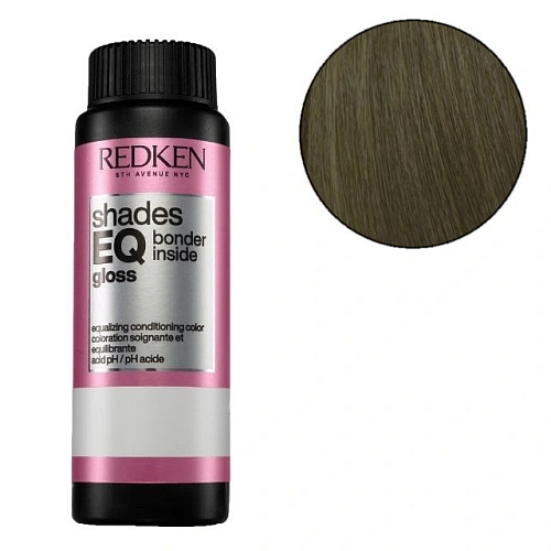 Краска-блеск без аммиака для тонирования и ухода - Redken Shades Eq Gloss Bonder Inside 04M - Мороканский песок интенсивный коричневый