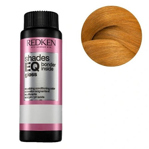 Краска-блеск без аммиака для тонирования и ухода - Redken Shades Eq Gloss Bonder Inside 08C - Светлый блондин медный