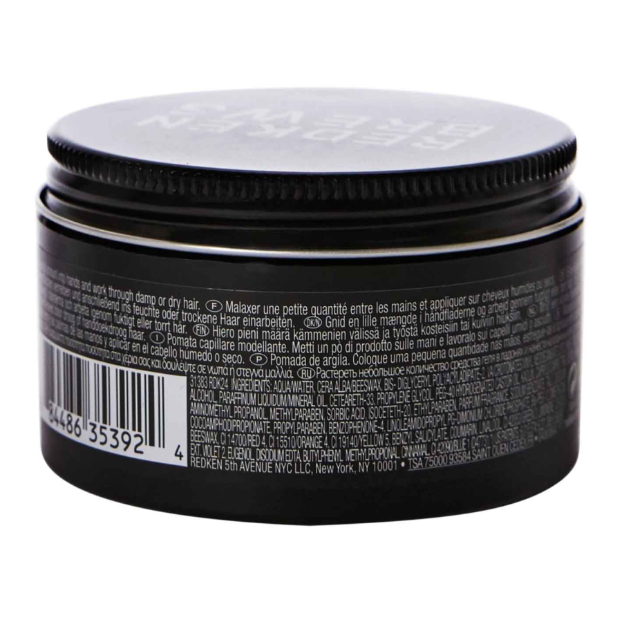 Помада-глина сильная фиксация - Redken Brews Clay Pomade