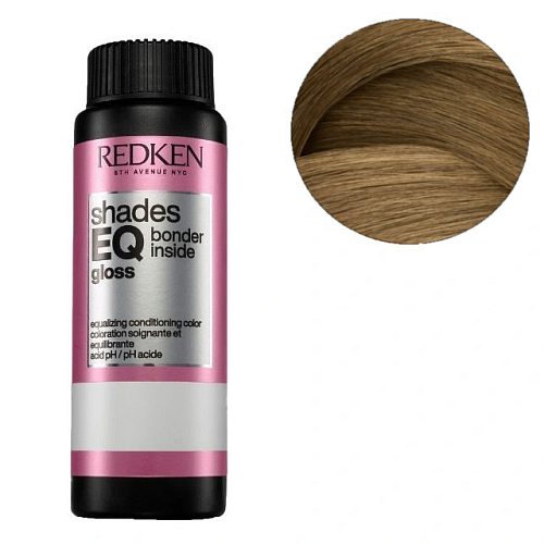 Краска-блеск без аммиака для тонирования и ухода - Redken Shades Eq Gloss Bonder Inside 06NA - Темный блондин натуральный пепельный