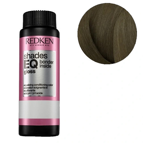 Краска-блеск без аммиака для тонирования и ухода - Redken Shades Eq Gloss Bonder Inside 04NA - Шатен натуральный пепельный