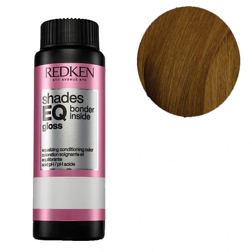 Краска-блеск без аммиака для тонирования и ухода - Redken Shades Eq Gloss Bonder Inside 04WG - Шатен теплый золотистый