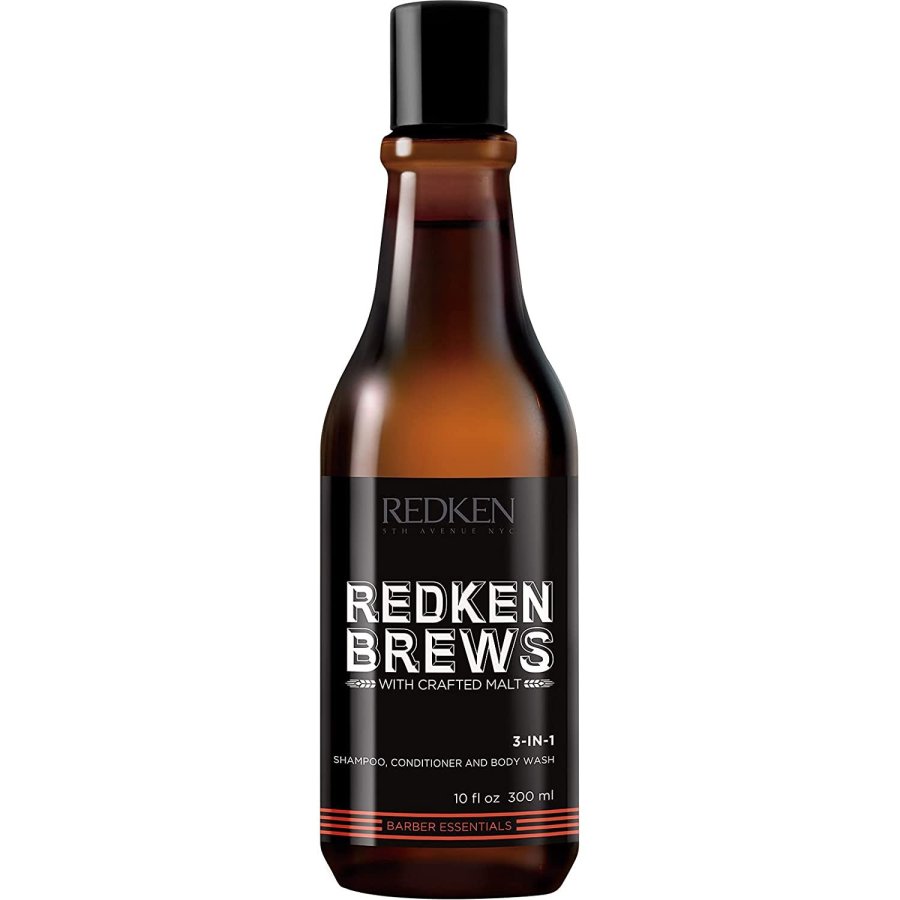 Шампунь, кондиционер и гель для душа 3 в 1 - Redken Brews 3-In-1 Shampoo, Conditioner & Body Wash