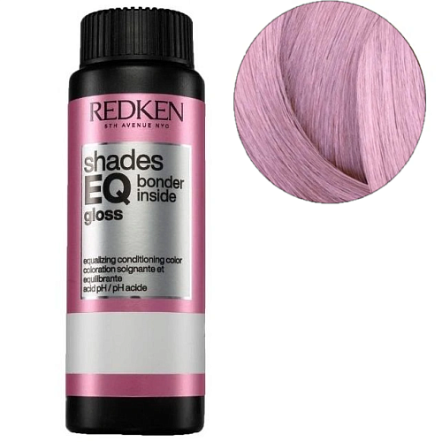 Краска-блеск без аммиака для тонирования и ухода - Redken Shades Eq Gloss Bonder Inside 09VV - Лиловый Лед